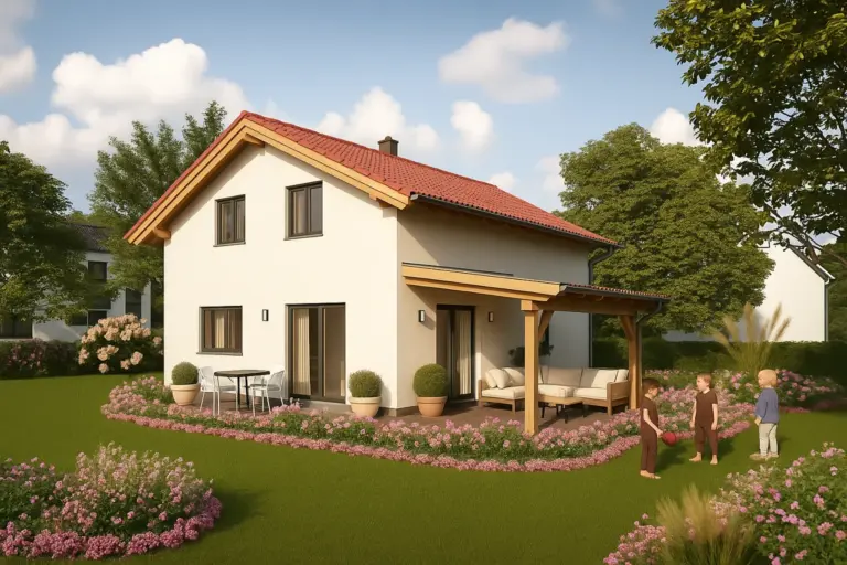 Musterhaus Ueberdacht