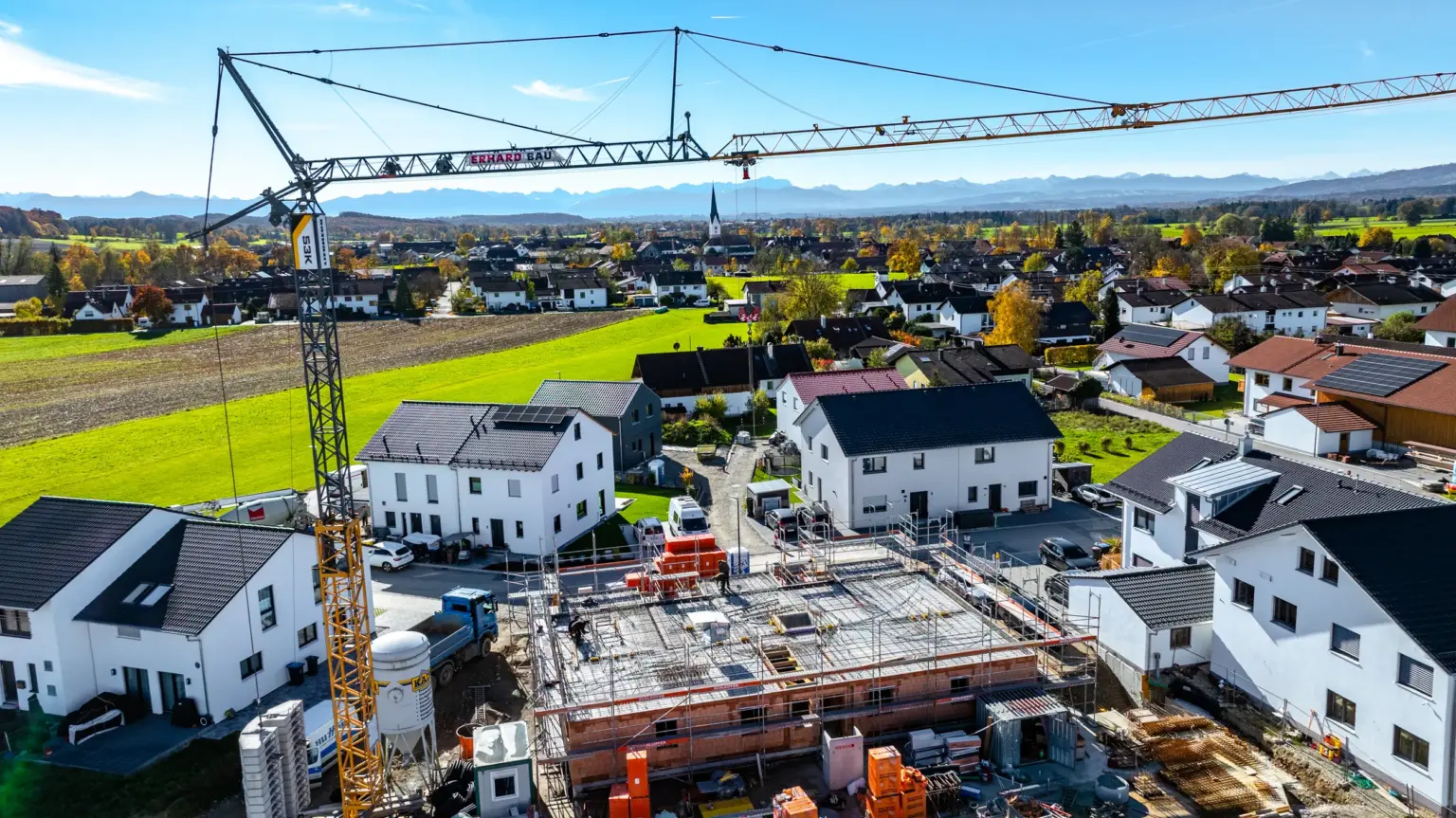 erhard bau kran berge