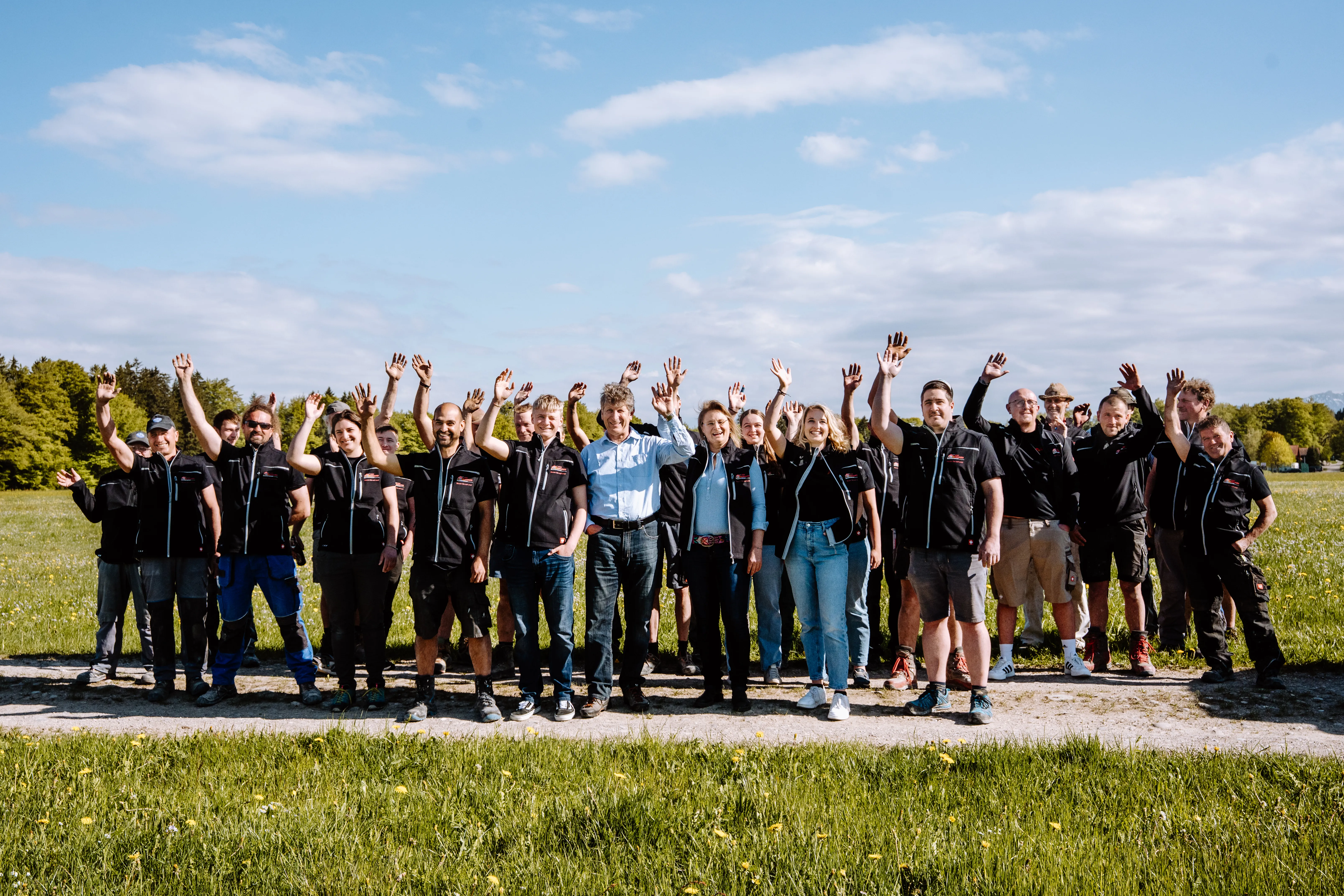erhard bau team freude